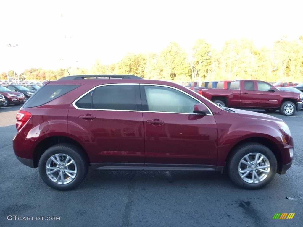 2017 Equinox LT AWD - Siren Red Tintcoat / Jet Black photo #4