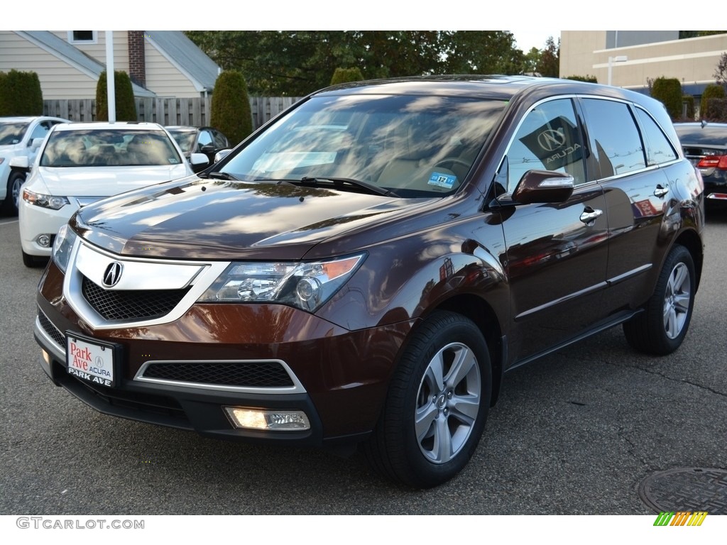 2011 MDX Technology - Ionized Bronze Metallic / Parchment photo #7