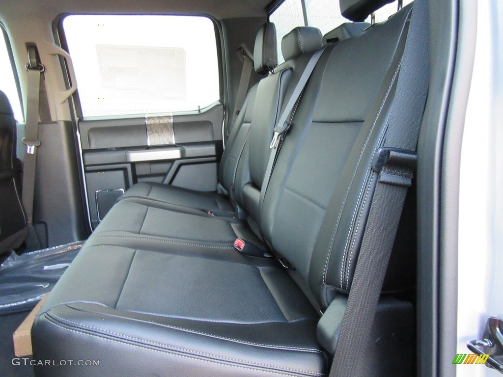 Black Interior 2017 Ford F250 Super Duty Lariat Crew Cab 4x4 Photo #116601445