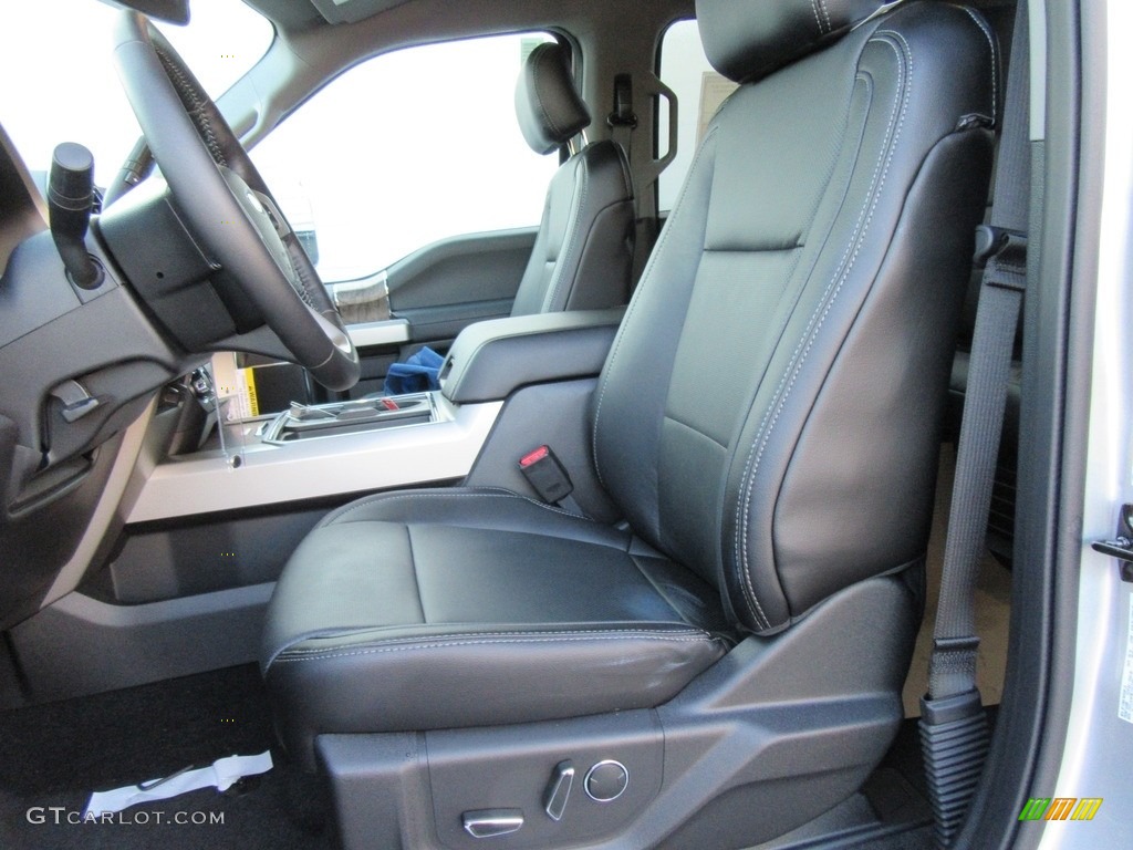 Black Interior 2017 Ford F250 Super Duty Lariat Crew Cab 4x4 Photo #116601517