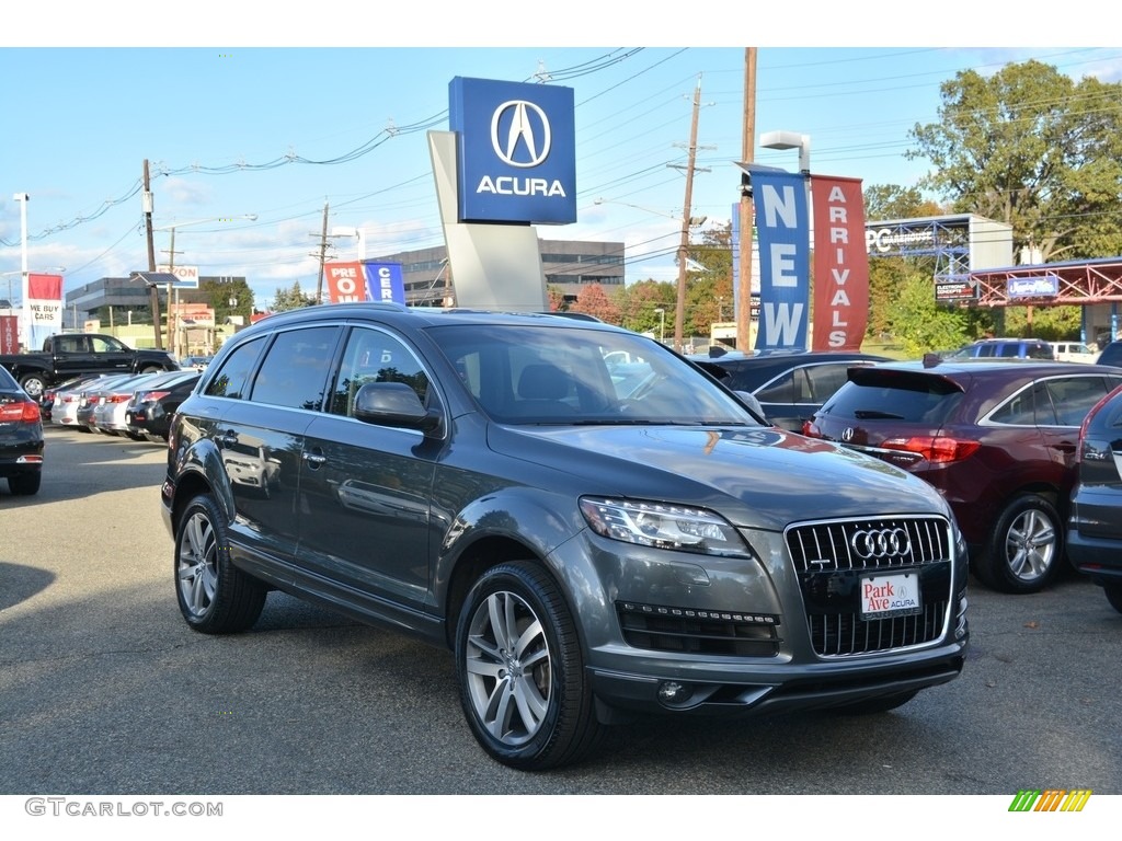 2015 Q7 3.0 Premium Plus quattro - Daytona Gray Metallic / Black photo #2