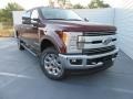 Front 3/4 View of 2017 F250 Super Duty Lariat Crew Cab 4x4