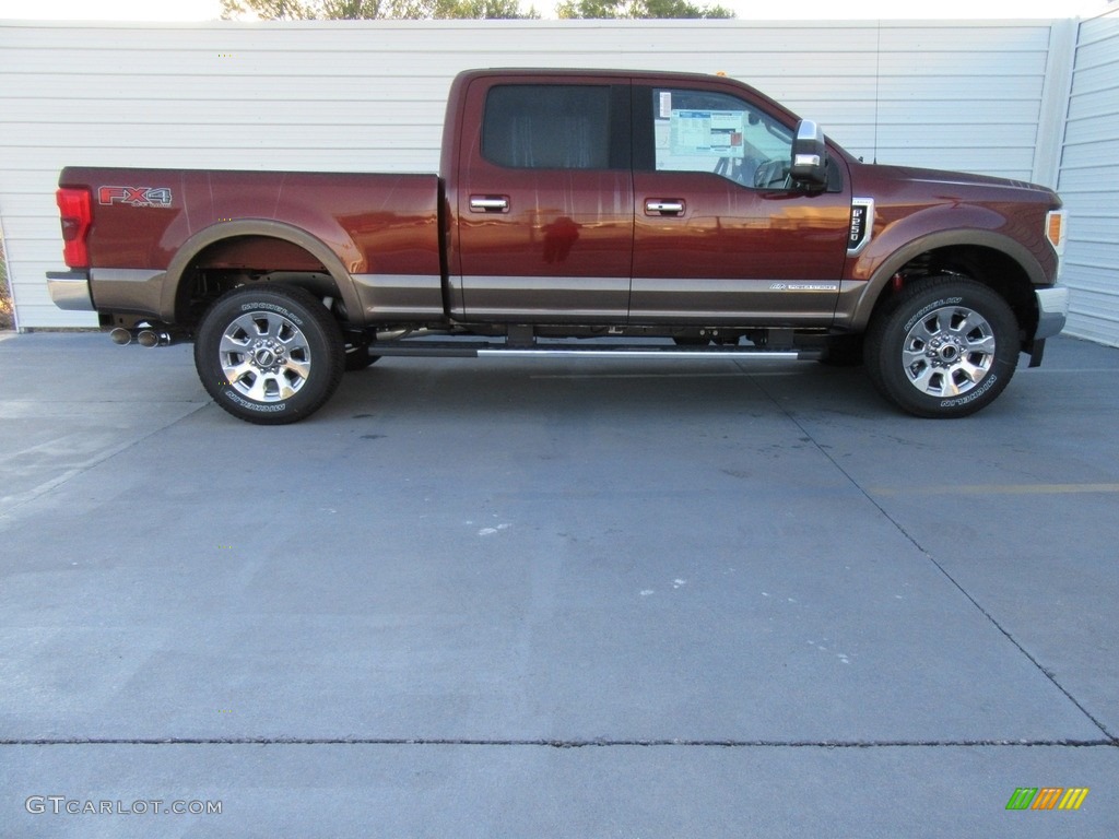 Bronze Fire 2017 Ford F250 Super Duty Lariat Crew Cab 4x4 Exterior Photo #116602780