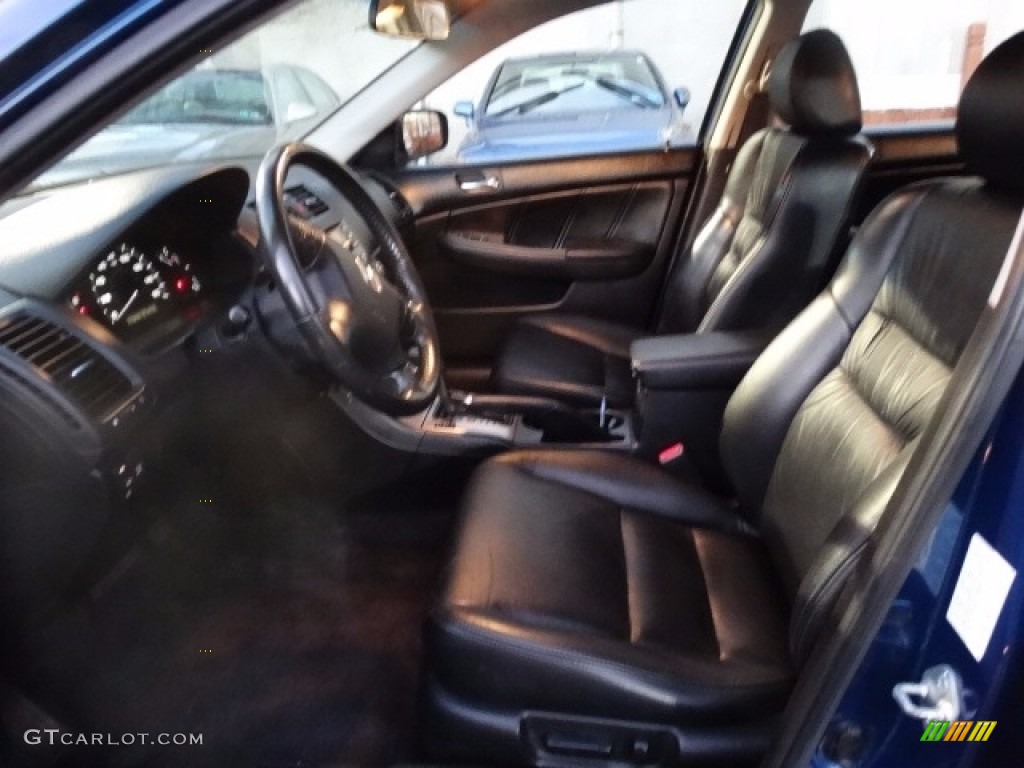 2006 Accord EX-L V6 Sedan - Sapphire Blue Pearl / Black photo #10