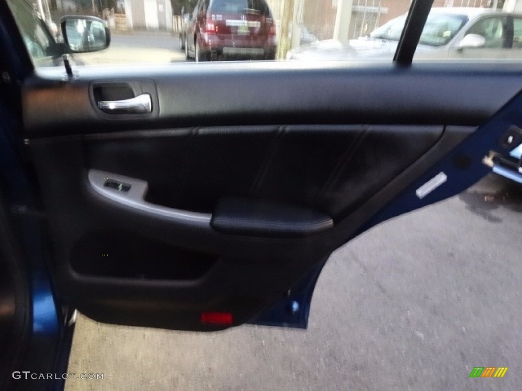 2006 Accord EX-L V6 Sedan - Sapphire Blue Pearl / Black photo #22