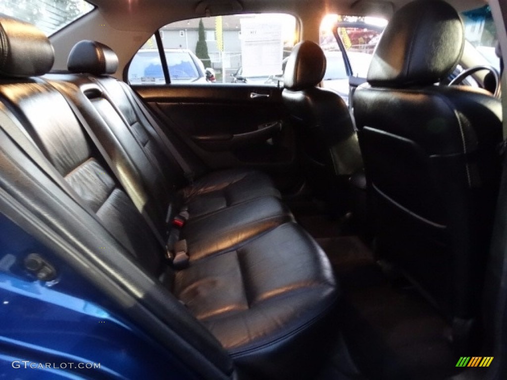 2006 Accord EX-L V6 Sedan - Sapphire Blue Pearl / Black photo #23