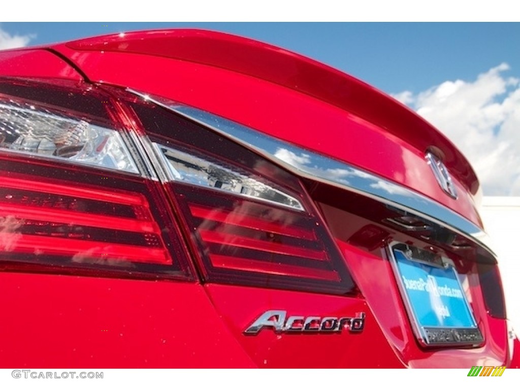 2017 Accord Sport Sedan - San Marino Red / Black photo #3