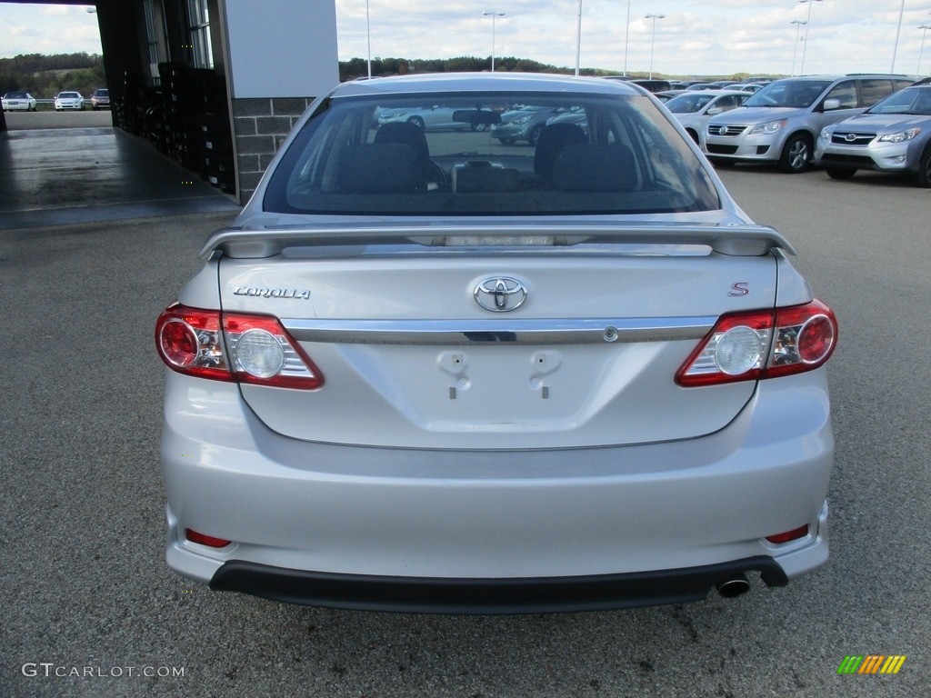 2013 Corolla S - Classic Silver Metallic / Dark Charcoal photo #3