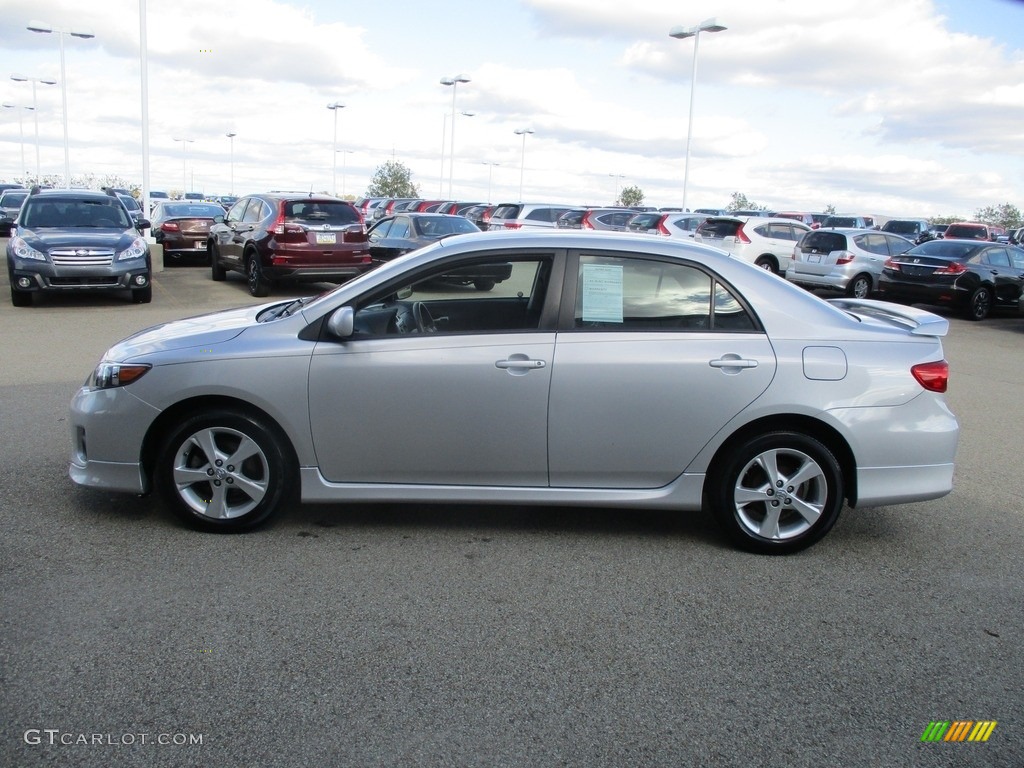 2013 Corolla S - Classic Silver Metallic / Dark Charcoal photo #4