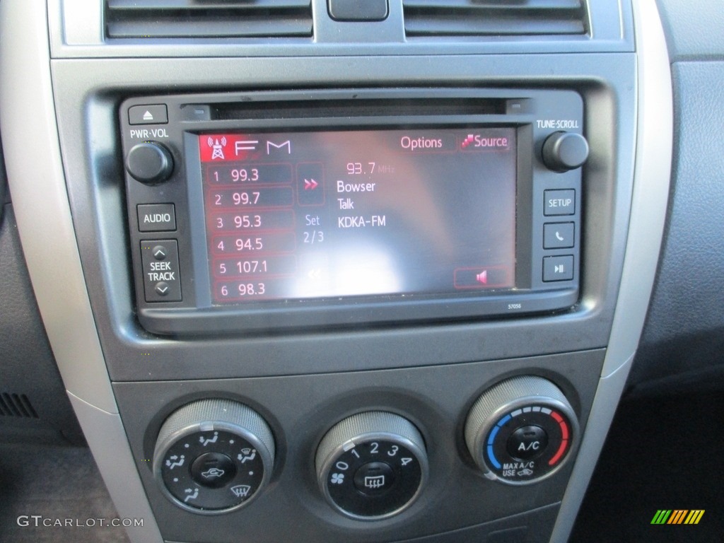 2013 Corolla S - Classic Silver Metallic / Dark Charcoal photo #11