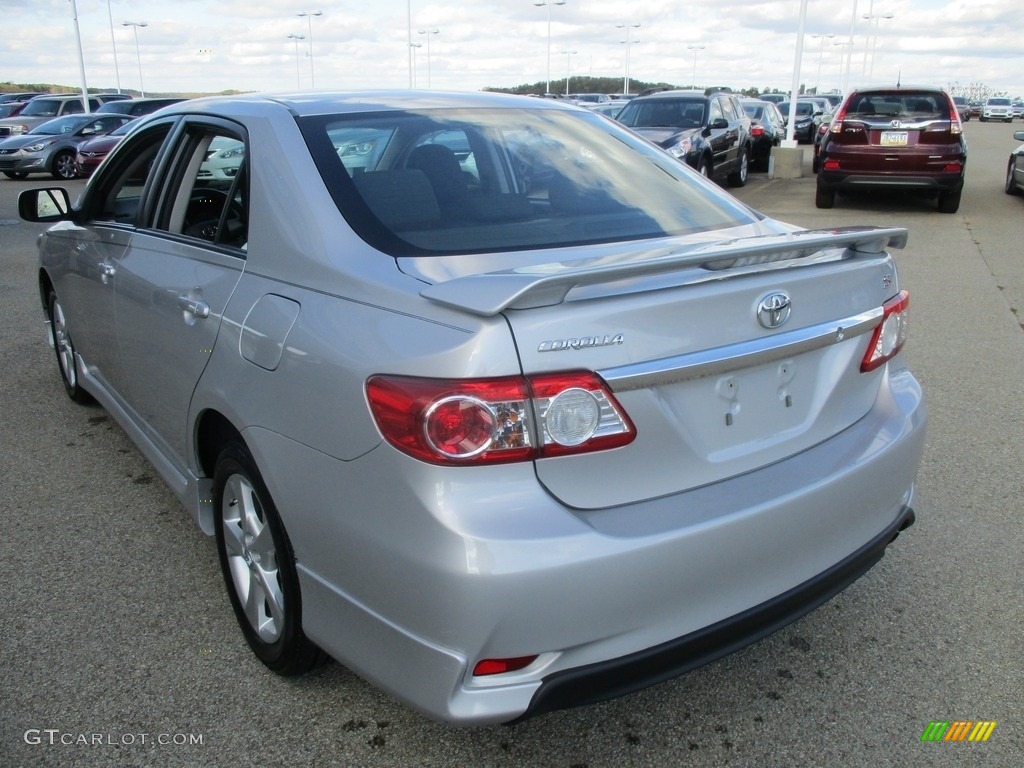 2013 Corolla S - Classic Silver Metallic / Dark Charcoal photo #16