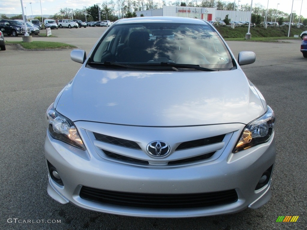 2013 Corolla S - Classic Silver Metallic / Dark Charcoal photo #19