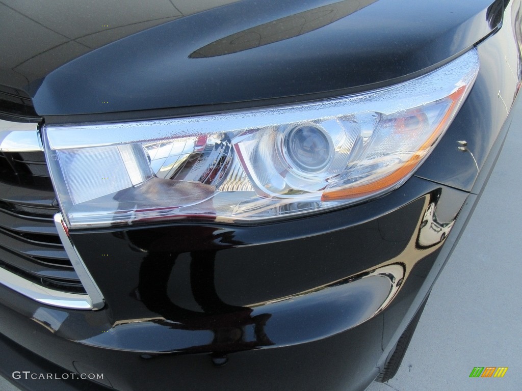 2016 Highlander Limited Platinum - Midnight Black Metallic / Almond photo #9