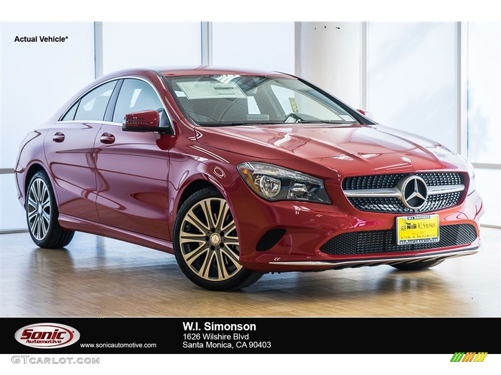 2017 CLA 250 Coupe - Jupiter Red / Black photo #1