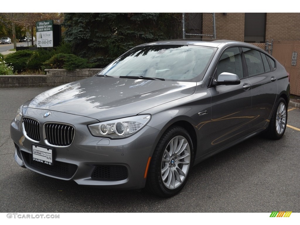 2016 5 Series 535i xDrive Gran Turismo - Space Grey Metallic / Black photo #6
