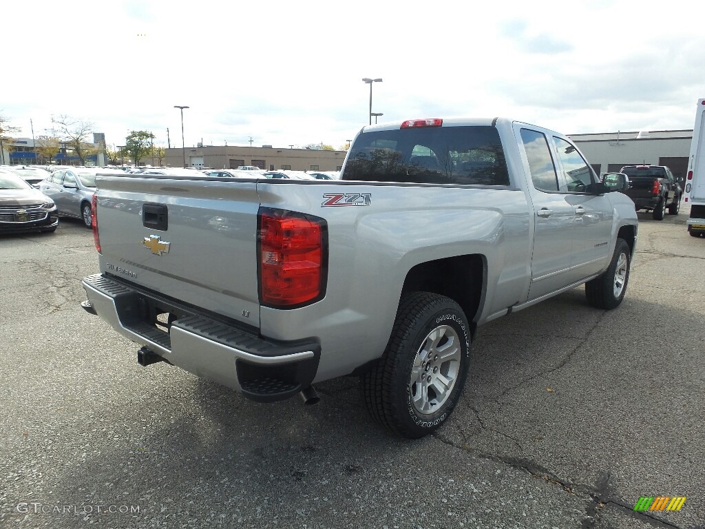 2017 Silverado 1500 LT Double Cab 4x4 - Silver Ice Metallic / Jet Black photo #4