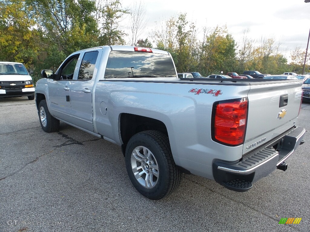 2017 Silverado 1500 LT Double Cab 4x4 - Silver Ice Metallic / Jet Black photo #5