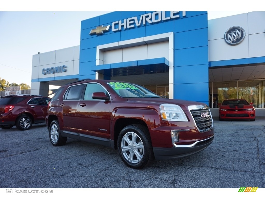 2017 Terrain SLE - Crimson Red Tintcoat / Jet Black photo #1