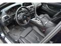 Black 2016 BMW M6 Gran Coupe Interior Color