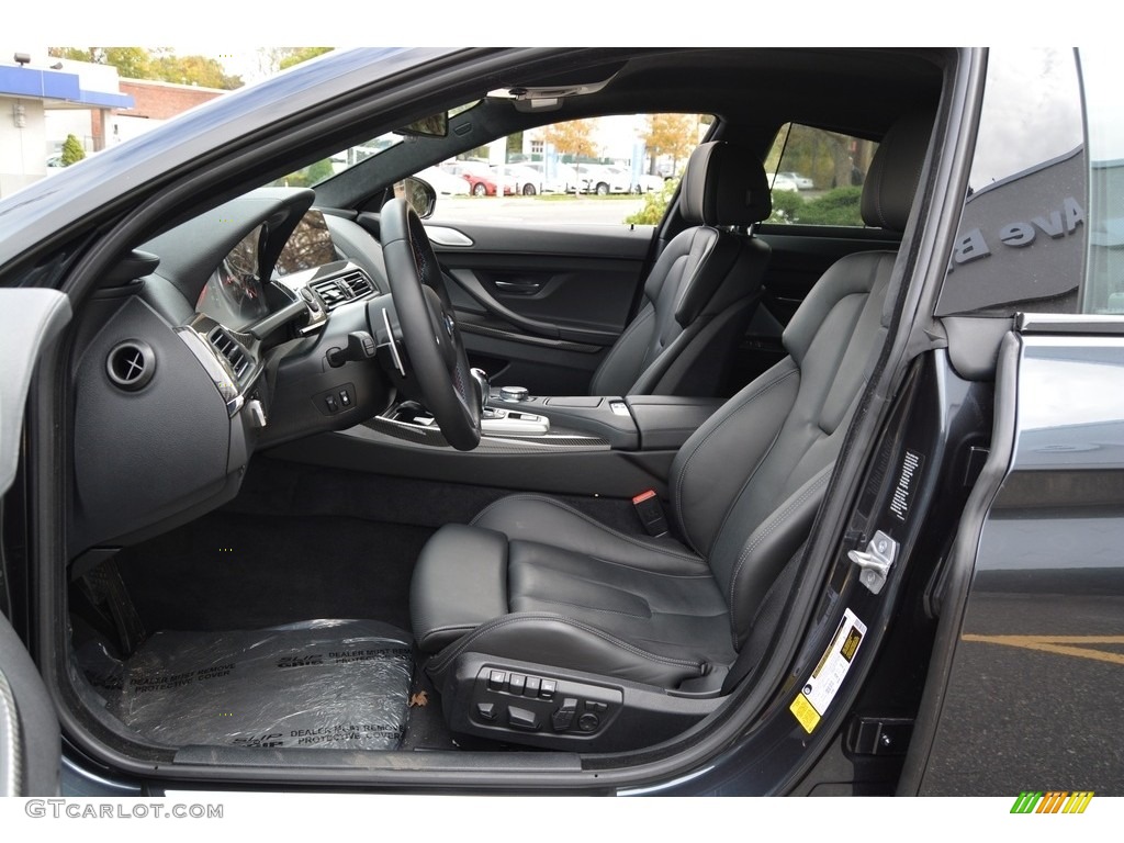 Black Interior 2016 BMW M6 Gran Coupe Photo #116608783