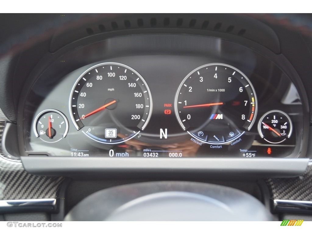 2016 BMW M6 Gran Coupe Gauges Photo #116608861