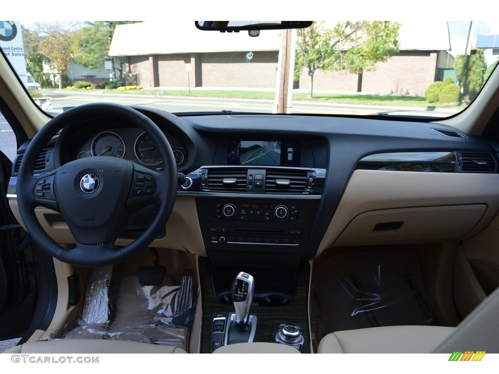 2014 X3 xDrive28i - Sparkling Bronze Metallic / Sand Beige photo #15