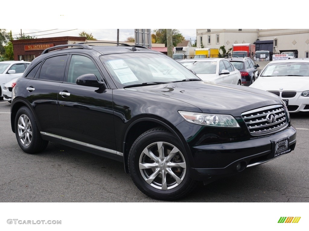 2008 FX 35 AWD - Black Obsidian / Graphite photo #2