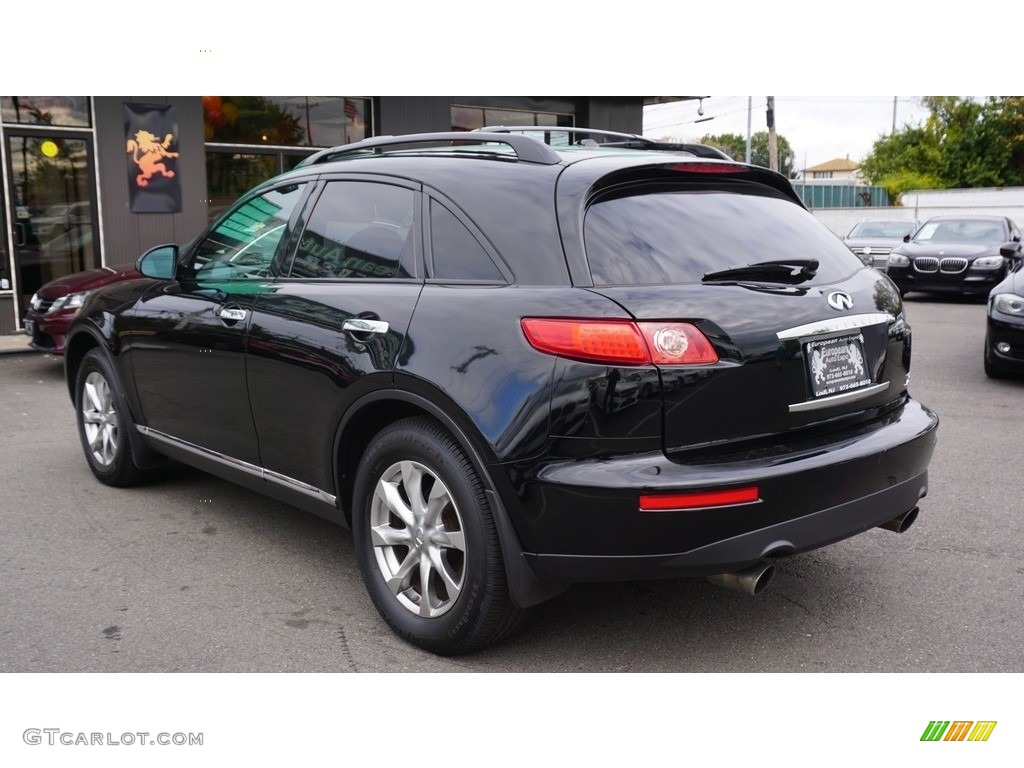 2008 FX 35 AWD - Black Obsidian / Graphite photo #3