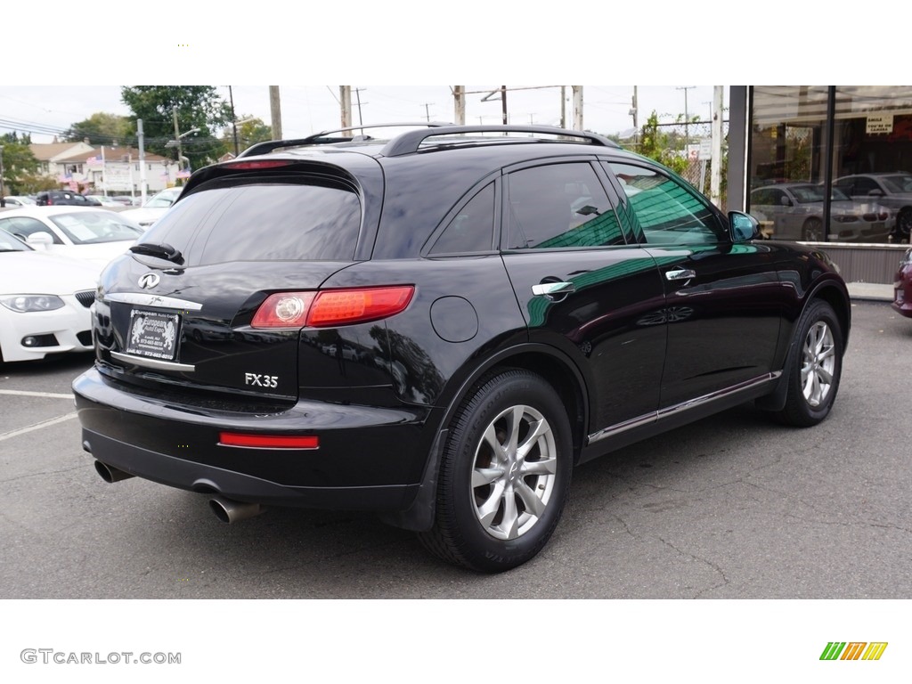 2008 FX 35 AWD - Black Obsidian / Graphite photo #4