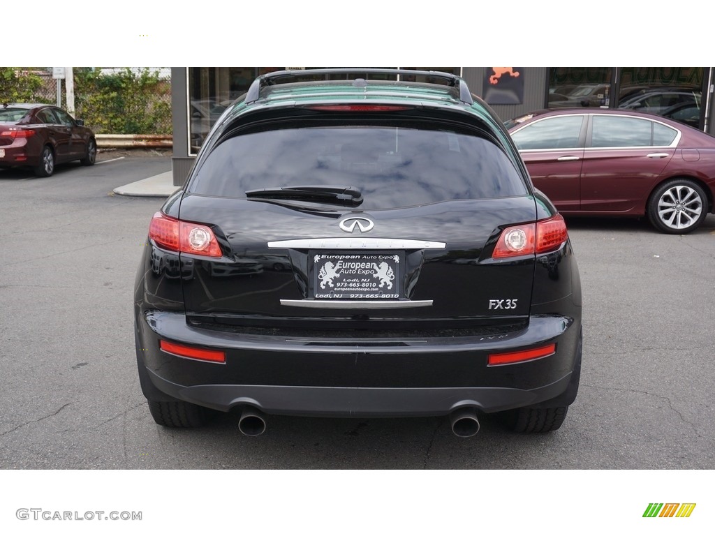 2008 FX 35 AWD - Black Obsidian / Graphite photo #7