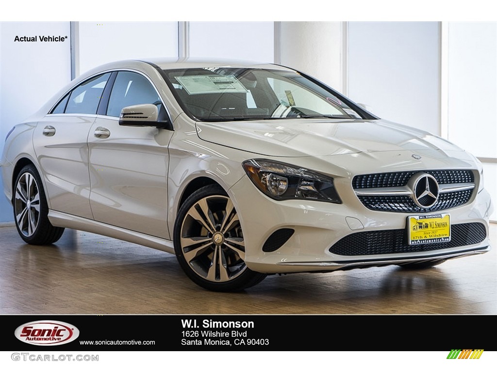 2017 CLA 250 Coupe - Cirrus White / Black photo #1