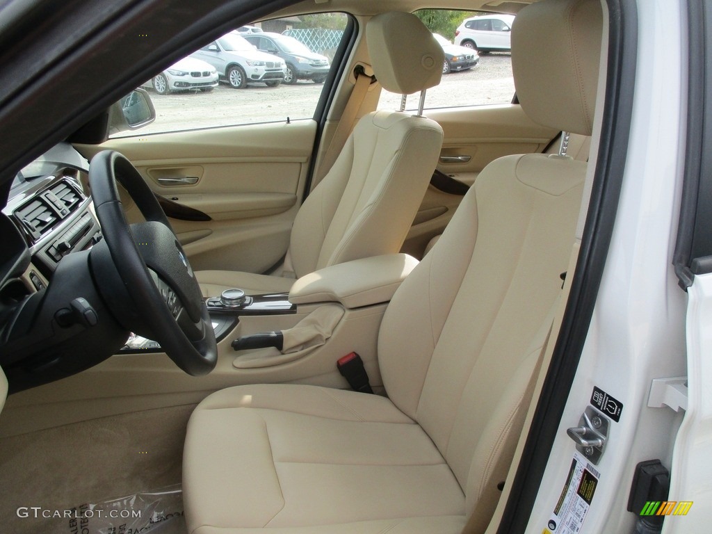 2014 3 Series 320i xDrive Sedan - Alpine White / Venetian Beige photo #13