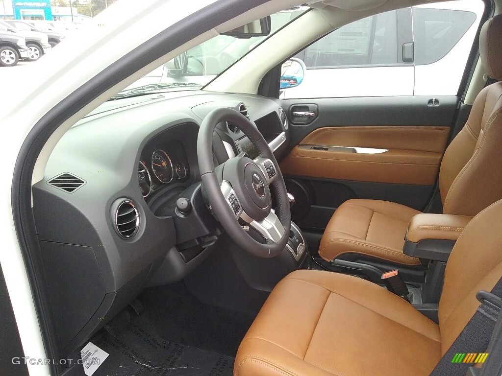 Dark Slate Gray/Saddle Tan Interior 2017 Jeep Compass High Altitude 4x4 Photo #116613104