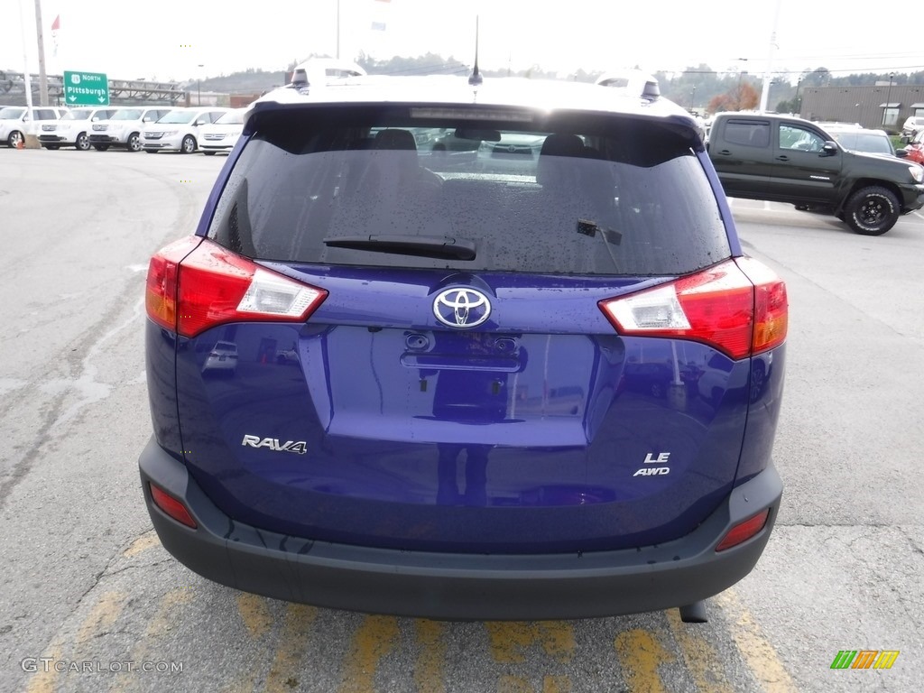 2015 RAV4 LE AWD - Blue Crush Metallic / Black photo #8