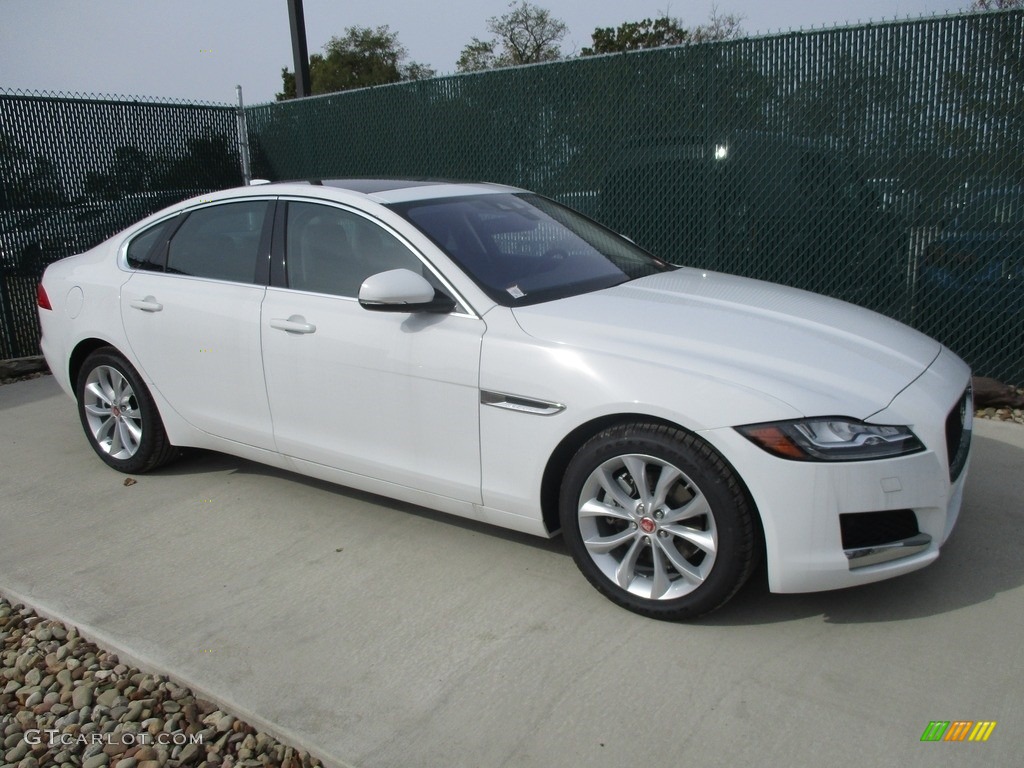 Polaris White 2017 Jaguar XF 20d Premium AWD Exterior Photo #116613569