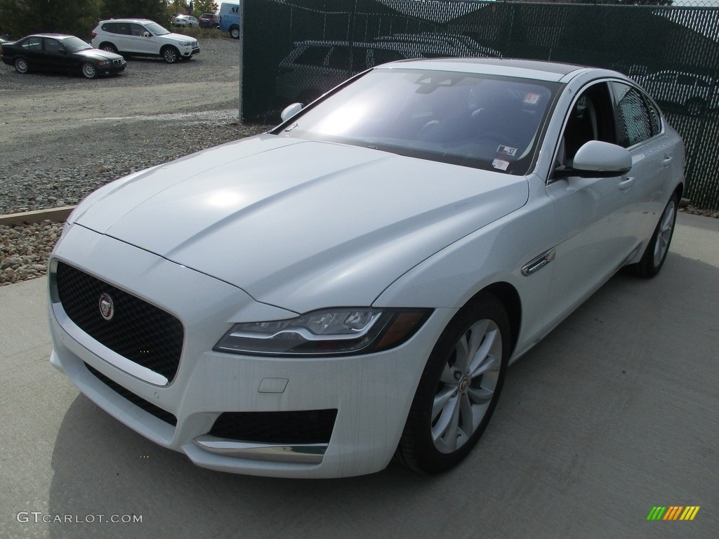 2017 XF 20d Premium AWD - Polaris White / Jet photo #8