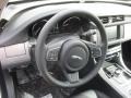 2017 Jaguar XF Jet Interior Steering Wheel Photo