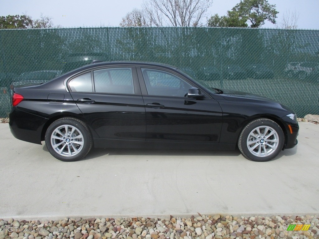 2017 3 Series 320i xDrive Sedan - Jet Black / Black photo #2