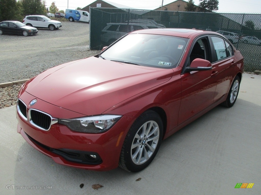 2017 3 Series 320i xDrive Sedan - Melbourne Red Metallic / Black photo #7