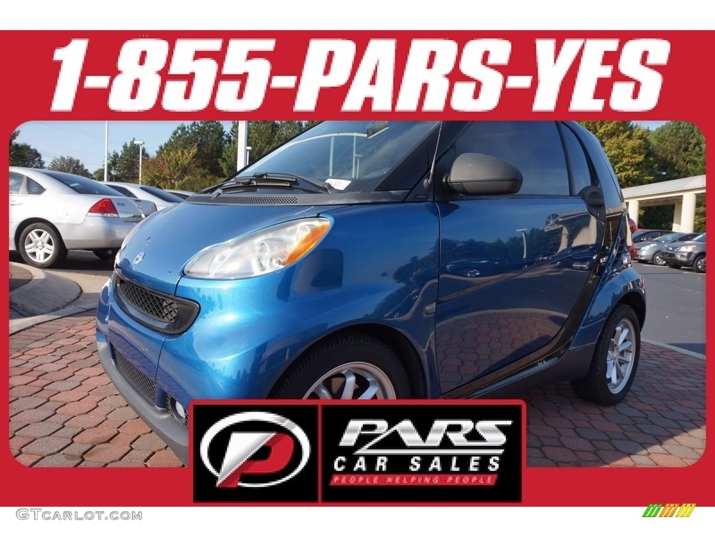 2010 fortwo passion coupe - Blue Metallic / design Black photo #1