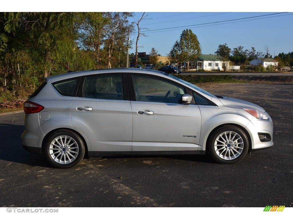 2015 C-Max Hybrid SEL - Ingot Silver Metallic / Charcoal Black photo #2