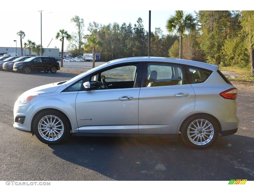 2015 C-Max Hybrid SEL - Ingot Silver Metallic / Charcoal Black photo #9
