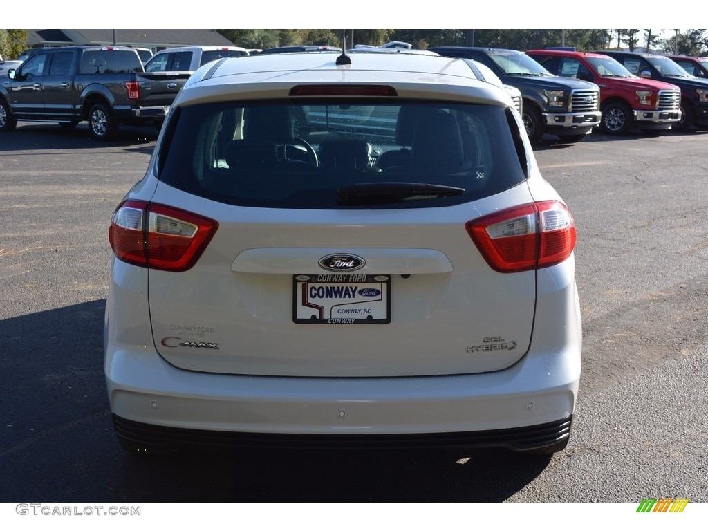 2015 C-Max Hybrid SEL - White Platinum Tricoat / Charcoal Black photo #4
