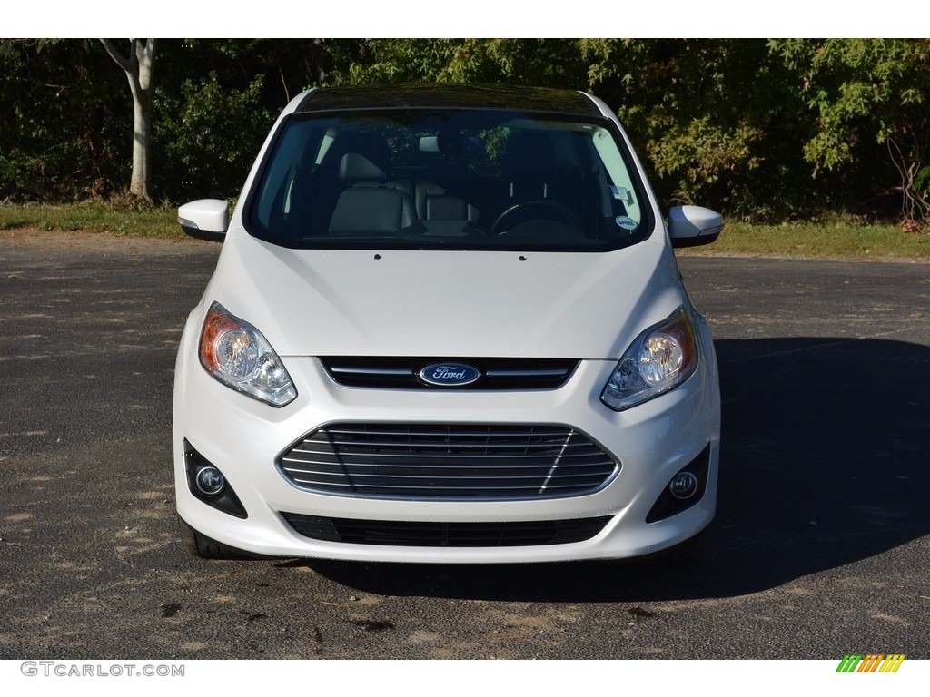 2015 C-Max Hybrid SEL - White Platinum Tricoat / Charcoal Black photo #11