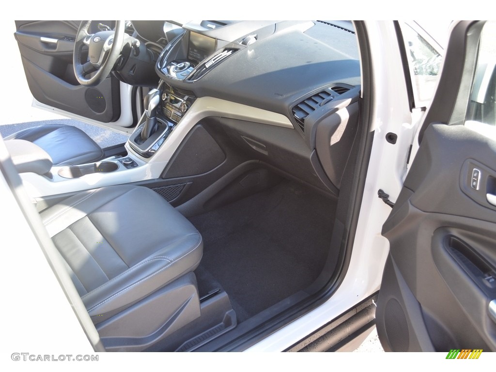 2015 C-Max Hybrid SEL - White Platinum Tricoat / Charcoal Black photo #19