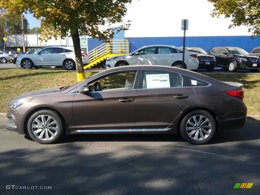 2017 Sonata Sport - Dark Truffle / Beige photo #2