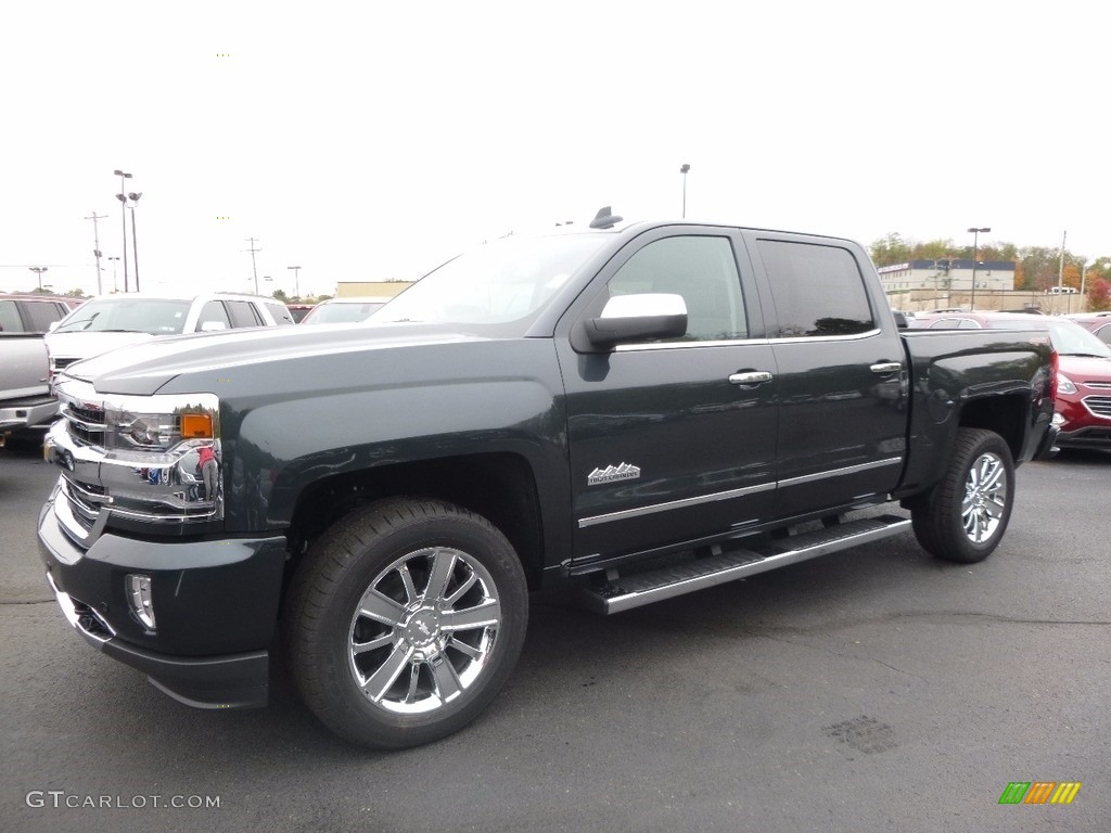 2017 Silverado 1500 High Country Crew Cab 4x4 - Graphite Metallic / High Country Jet Black/Medium Ash Gray photo #1