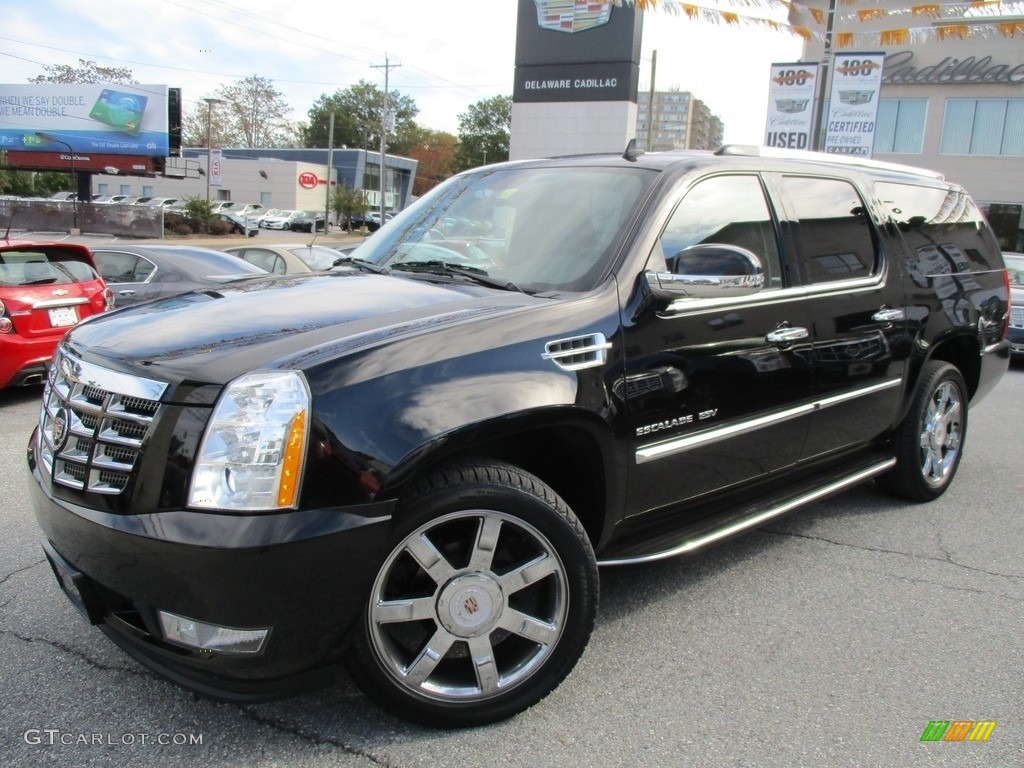 2013 Escalade ESV Luxury AWD - Black Raven / Ebony photo #2