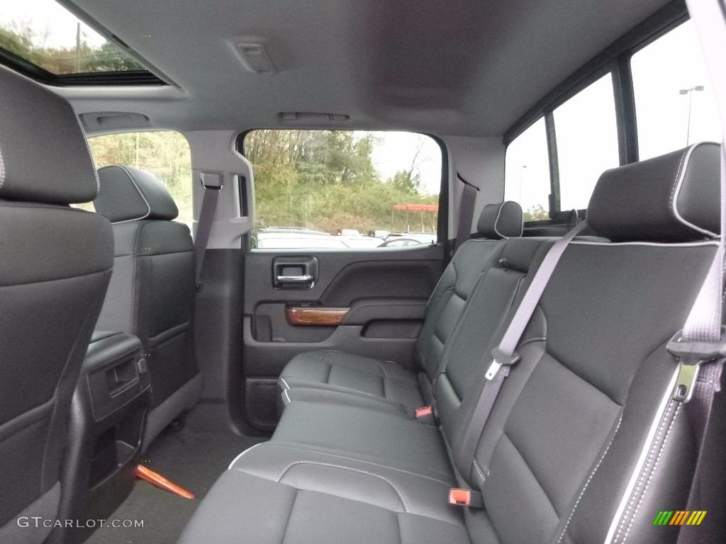 2017 Chevrolet Silverado 1500 High Country Crew Cab 4x4 Rear Seat Photo #116617106