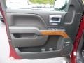Dark Ash/Jet Black 2017 Chevrolet Silverado 1500 High Country Crew Cab 4x4 Door Panel
